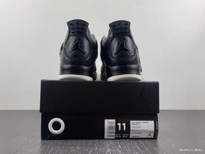 Rep Black Hair 4 Pony Jordan 819139-010 Retro 0509